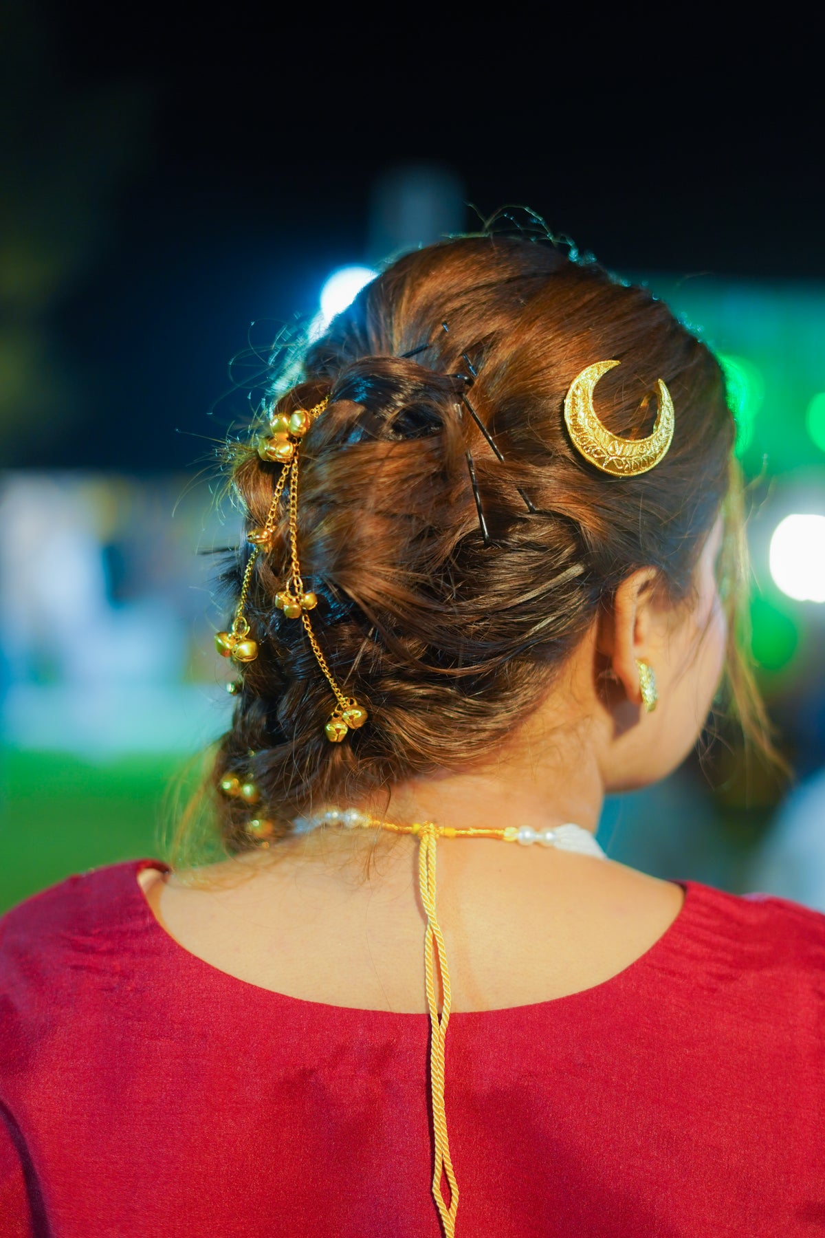 Indian Thappa Moon Hair Clip