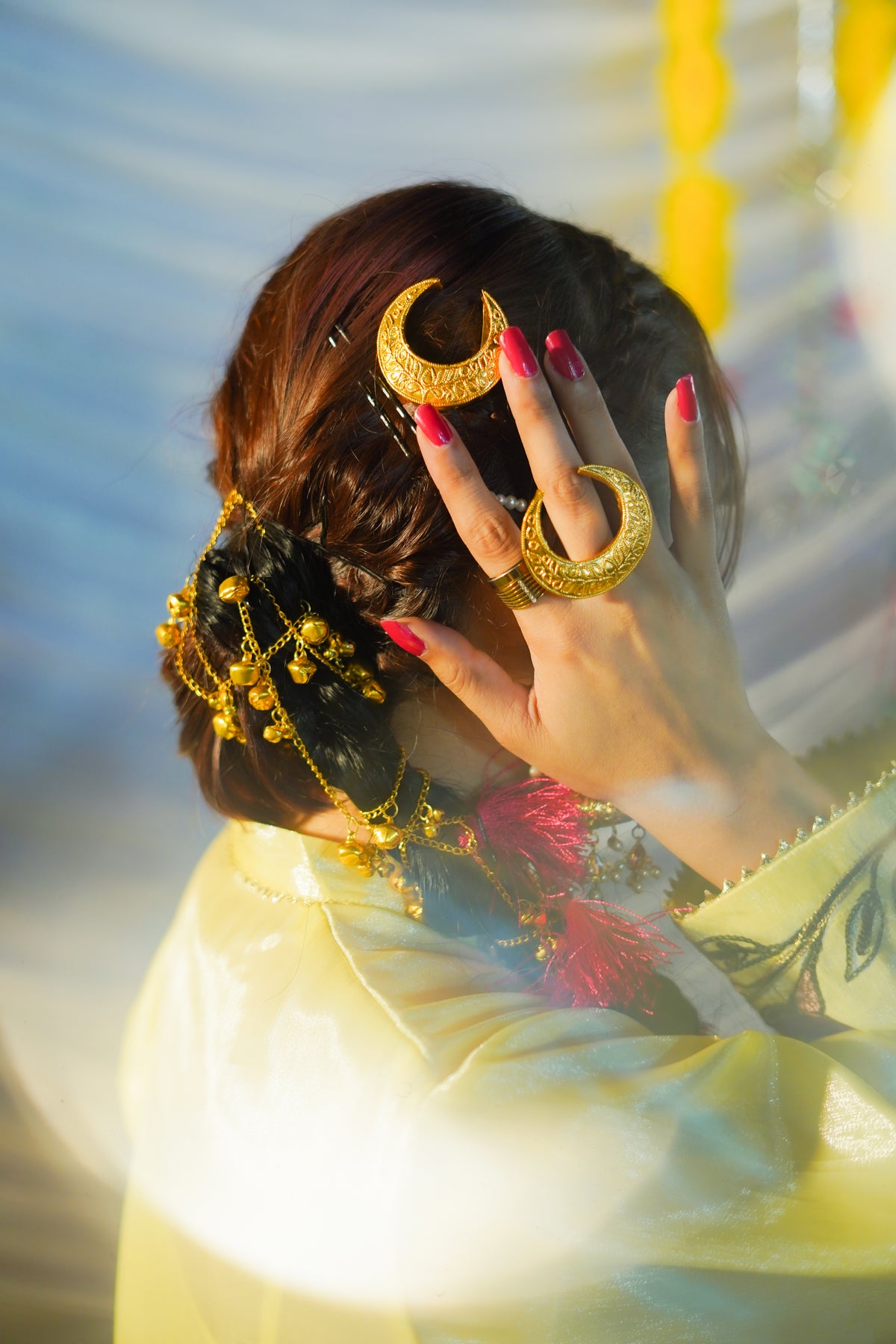 Indian Thappa Moon Ring