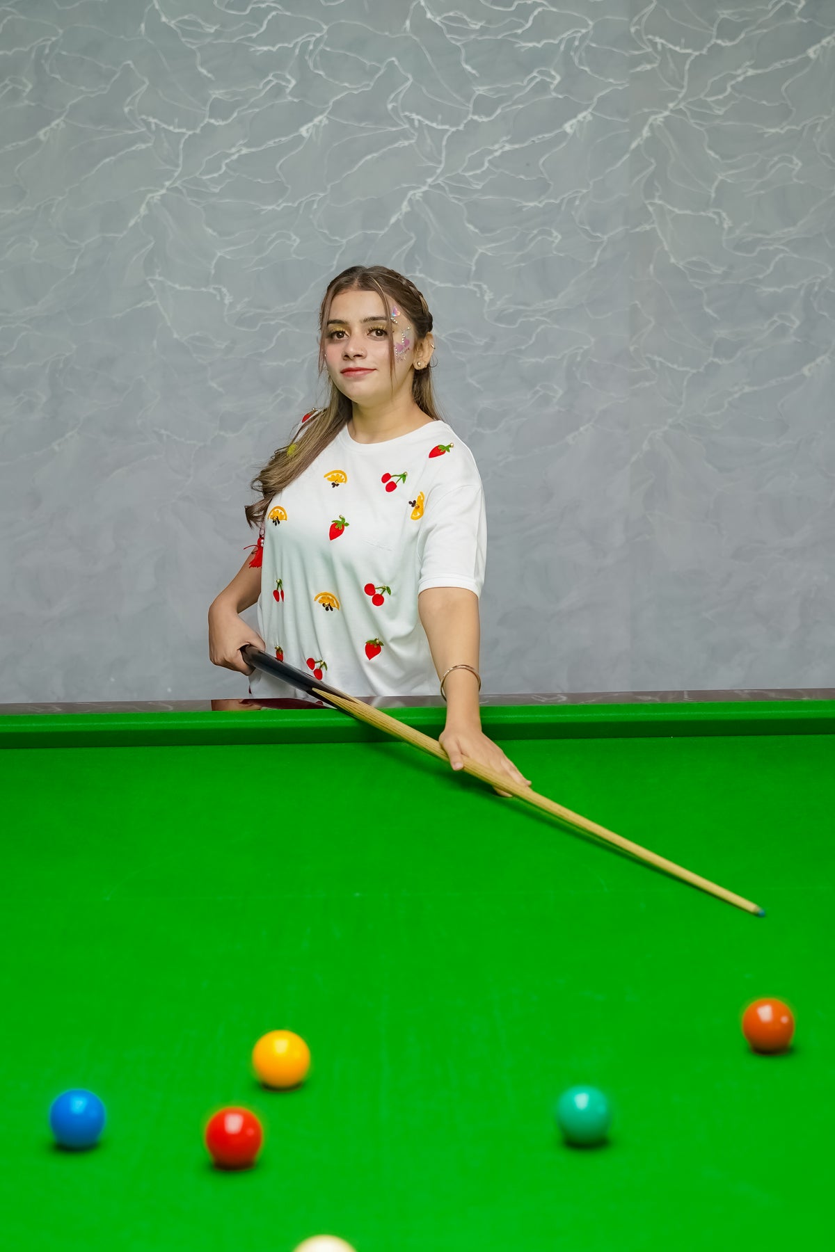 Fruit Embroidered T-Shirt