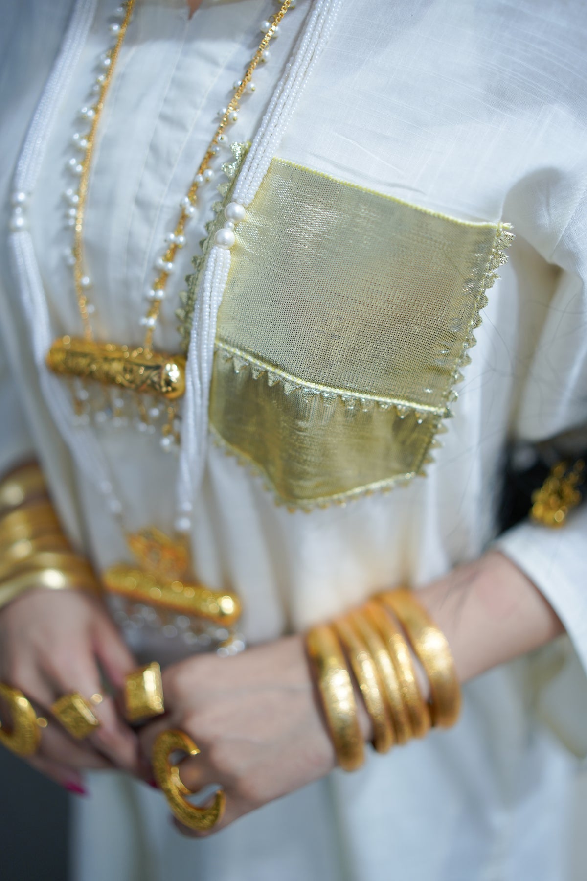 Gold Sandblasted Bangles