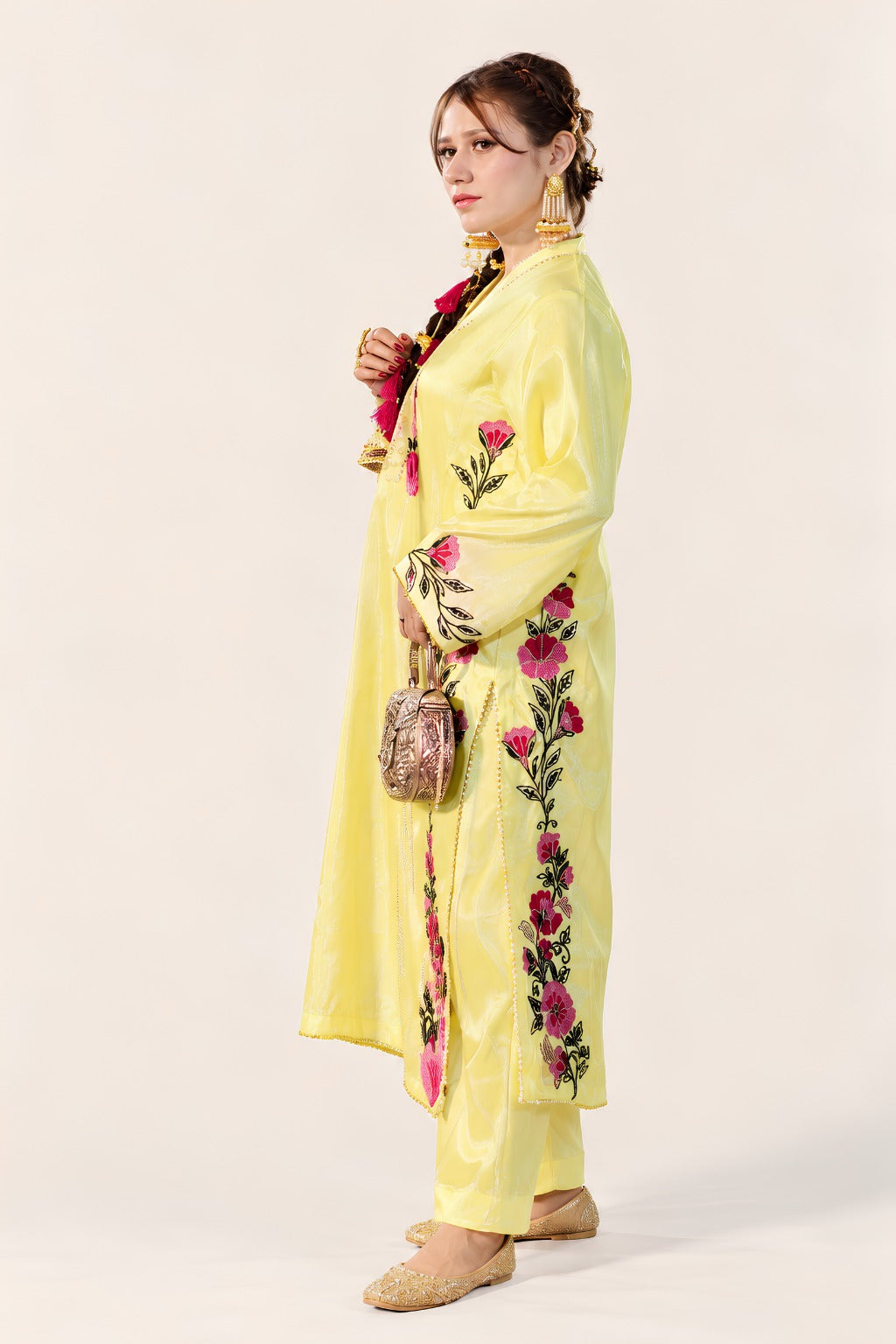 Yellow Tila Outline Suit