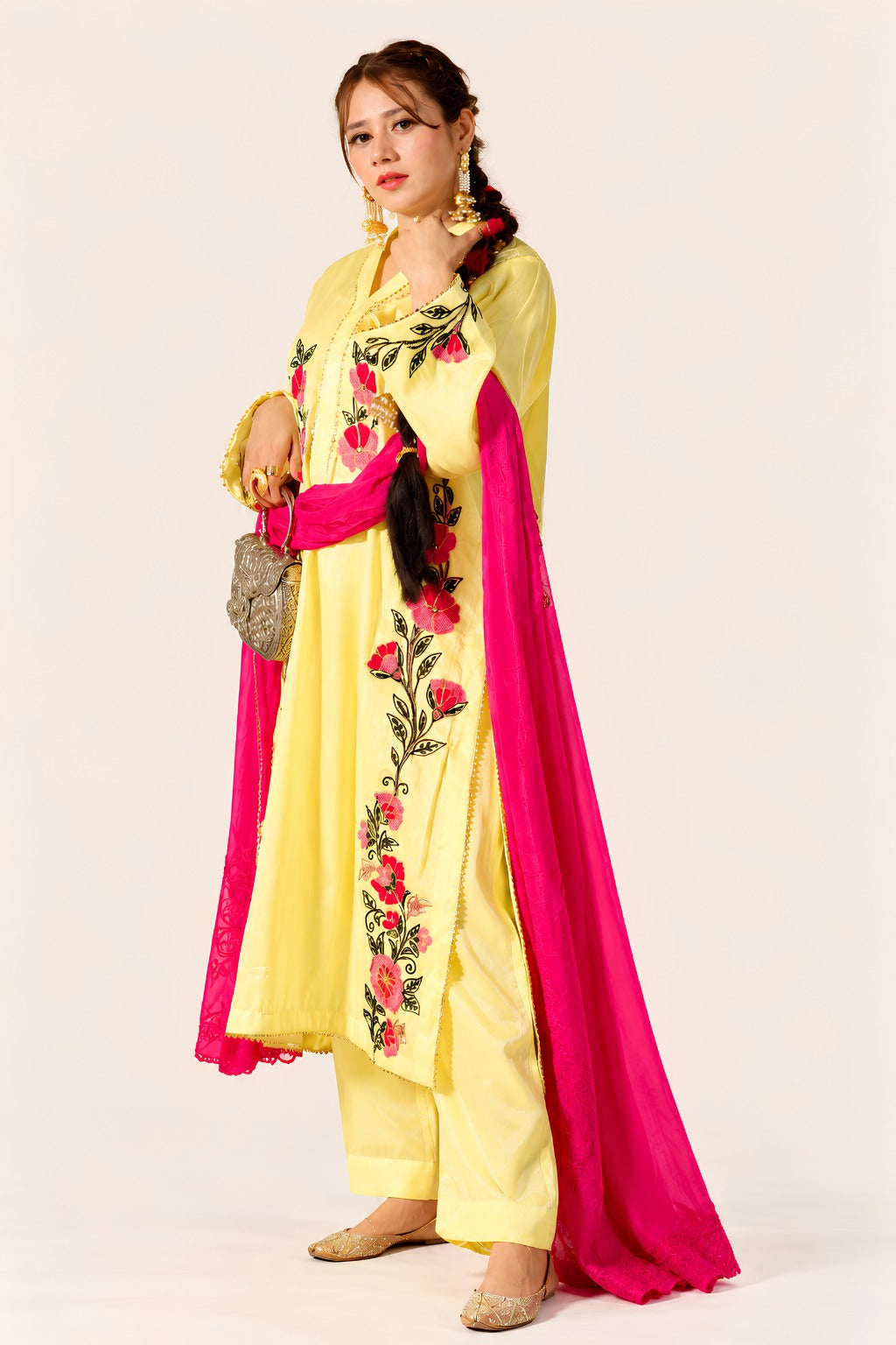 Yellow Tila Outline Suit
