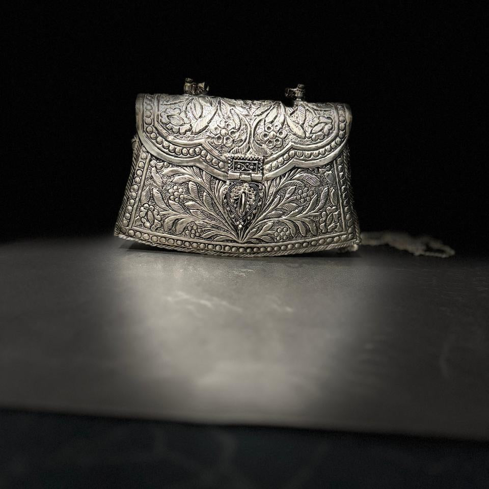 Indian Thappa Silver Clutch