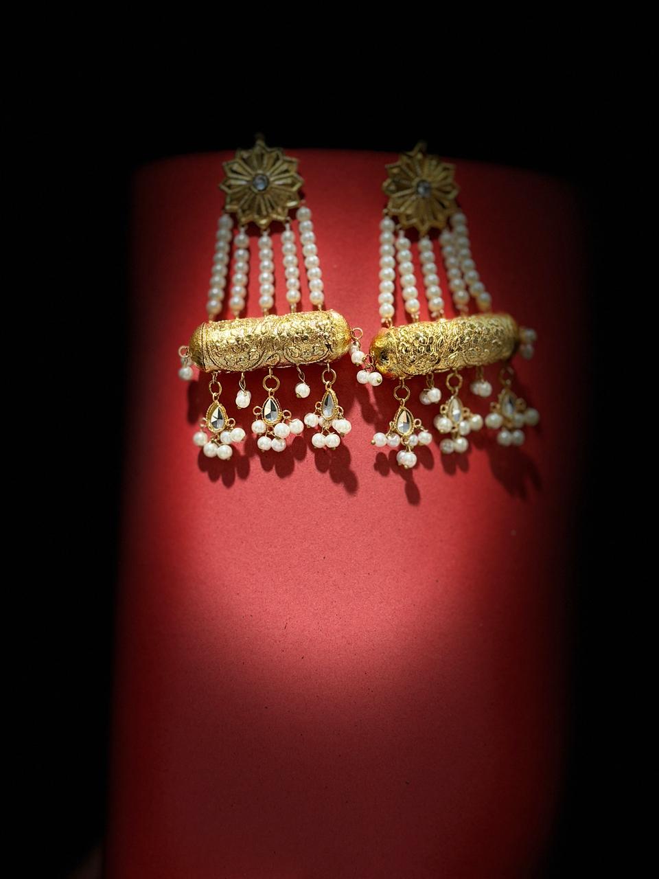 Thappa Dholak Mala with Earrings